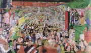 James Ensor christ s triumphant entry into brussels in 1889 china oil painting artist